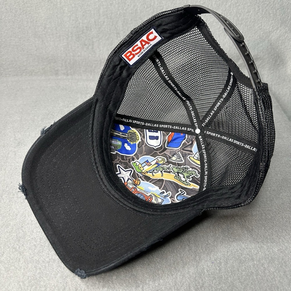 DALLAS sports black Trucker‎ Hat | Dallas, tx - Picture 2 of 3